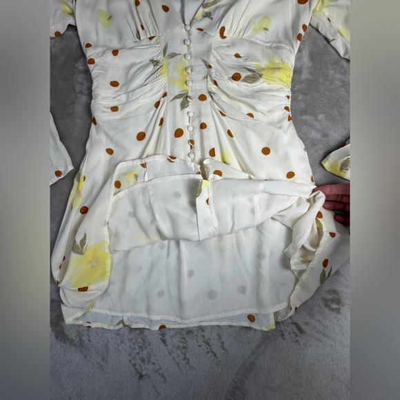 Free People Women's Dress Date Night Sunshine Size Medium‎ Spring Flowy - Picture 10 of 15